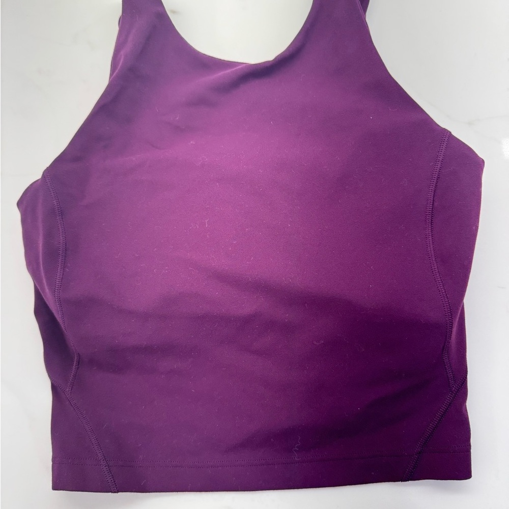 Align high neck, Sleeveless Crop Top